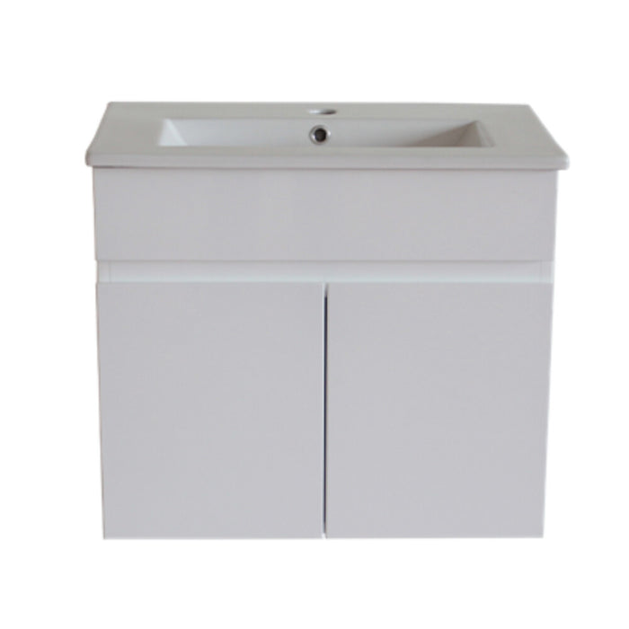 600-1500*455*500mm Poseidon White Polyurethane Standard MDF Wall Hung Vanity