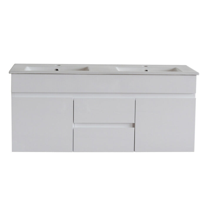 600-1500*455*500mm Poseidon White Polyurethane Standard MDF Wall Hung Vanity