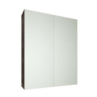600-1500*750*155mm Poseidon Evie Dark Brown Moisture Resistant Plywood Glass Rectangle Shaving Cabinet