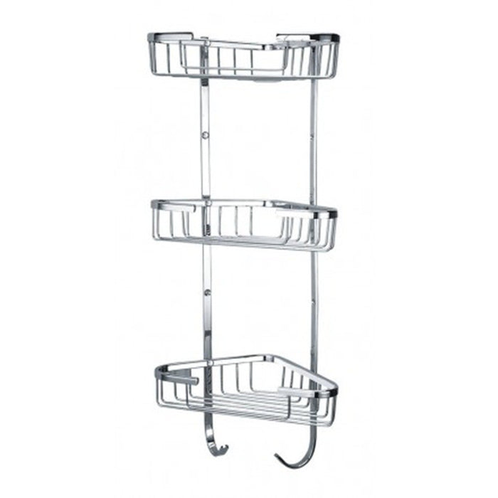 250*150*450mm Roma Chrome Triangle Triple Corner Basket