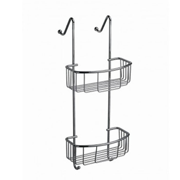 215*125*700mm Roma Chrome Arch Hanging Double Basket