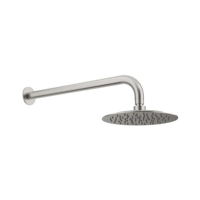 200mm Amoza Modern Chrome/Matt Black/Gun Metal/Brushed Nickel/Brushed Gold 304 Stainless Steel Curved Shower Arm & Head