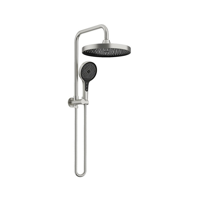 300mm Amoza Galaxy Chrome/Matt Black/Gun Metal/Brushed Nickel/Brushed Gold 304 Stainless Steel Top Side Spray Waterfall Twin Shower