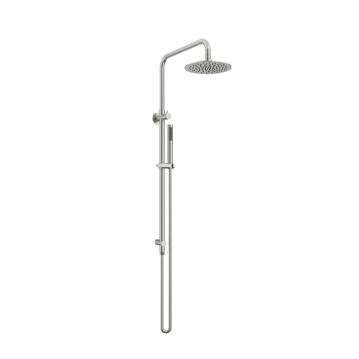 200mm Amoza Modern Chrome/Matt Black/Gun Metal/Brushed Nickel/Brushed Gold 304 Stainless Steel Twin Shower On Rail