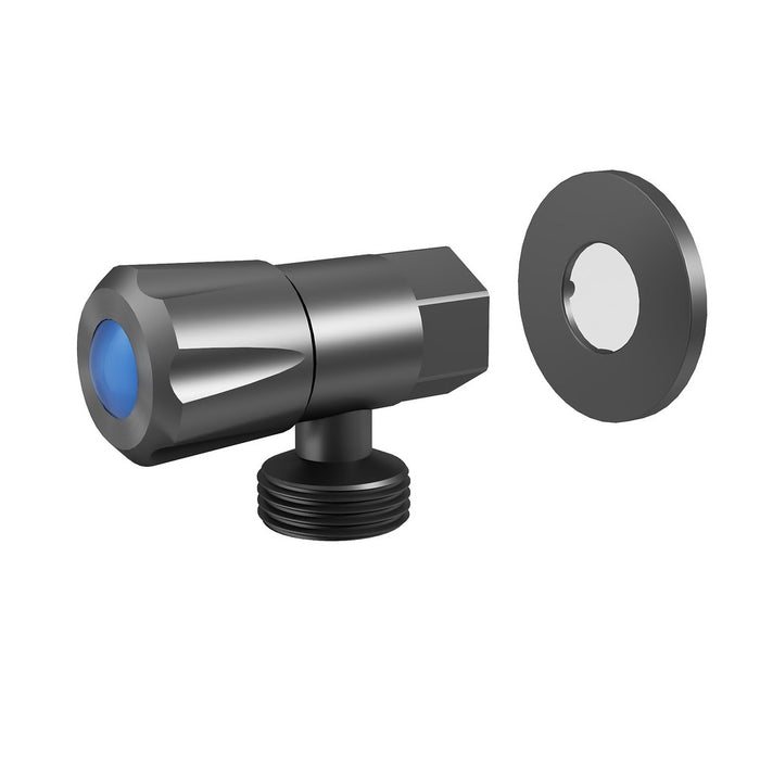 Amoza Mini Brushed Stainless Steel/Brushed Gold/Gun Metal/Matt Black 304 Stainless Steel DN15 1/4 Turn C/D Washing Machine Tapware