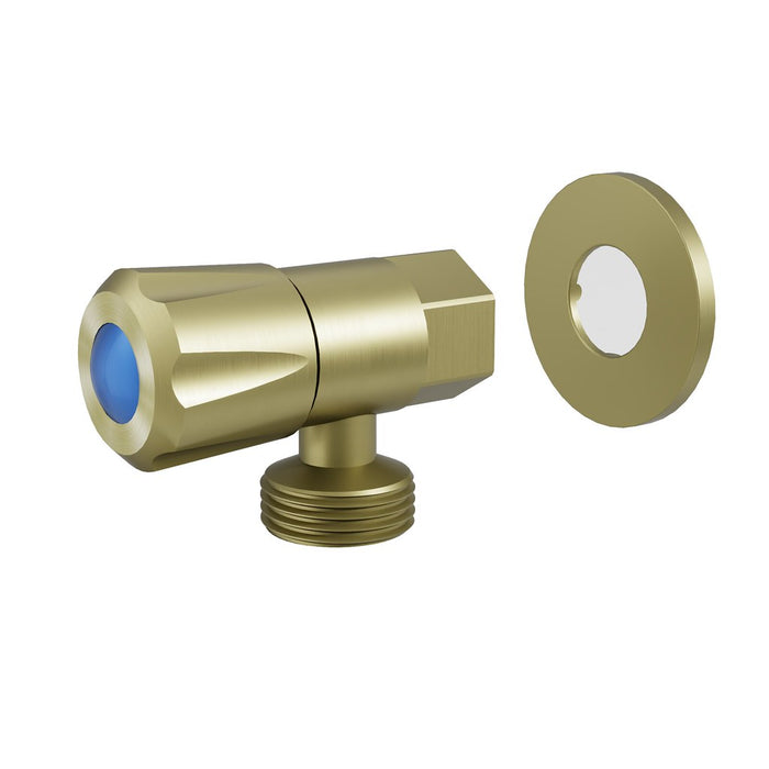 Amoza Mini Brushed Stainless Steel/Brushed Gold/Gun Metal/Matt Black 304 Stainless Steel DN15 1/4 Turn C/D Washing Machine Tapware