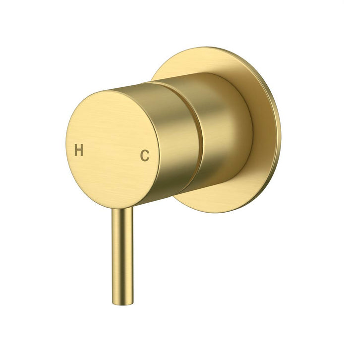 Amoza Brushed Stainless Steel/Brushed Gold/Chrome/Gun Metal/Matt Black 304 Stainless Steel 60mm Wall Mixer Tapware