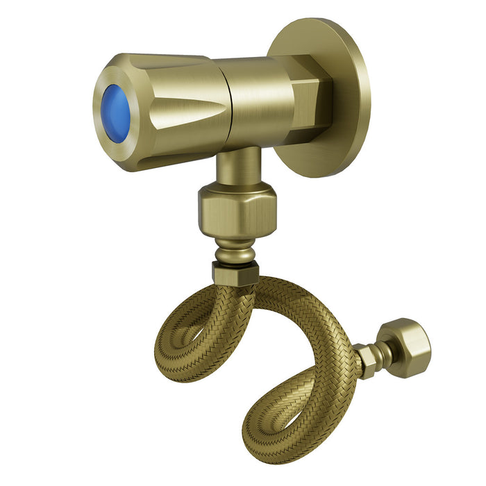 Amoza Mini Brushed Stainless Steel/Brushed Gold/Gun Metal/Matt Black 304 Stainless Steel DN15 Mini 1/4 Turn C/D Cistern Kits Tapware