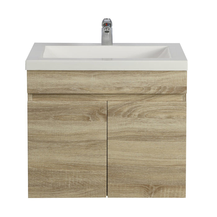 600-1500*500*450mm POS Berge White Oak MDF Wall Hung Vanity