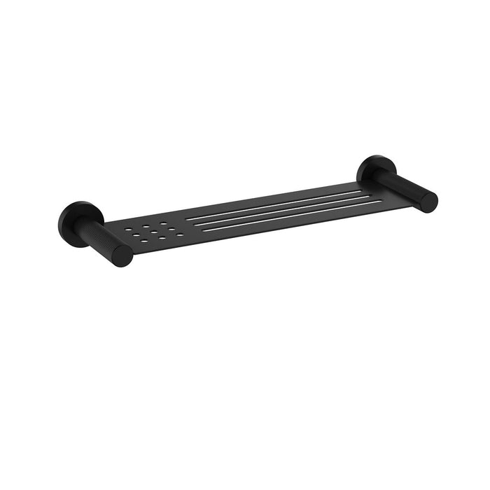 410*115mm ACL Linie Brushed Nickel/Gun Metal/Matt Black/Brushed Gold Brass Fluted Shelf