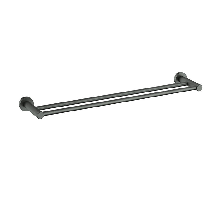 600mm ACL Linie Brushed Nickel/Gun Metal/Matt Black/Brushed Gold Brass Double Fluted Towel Rail
