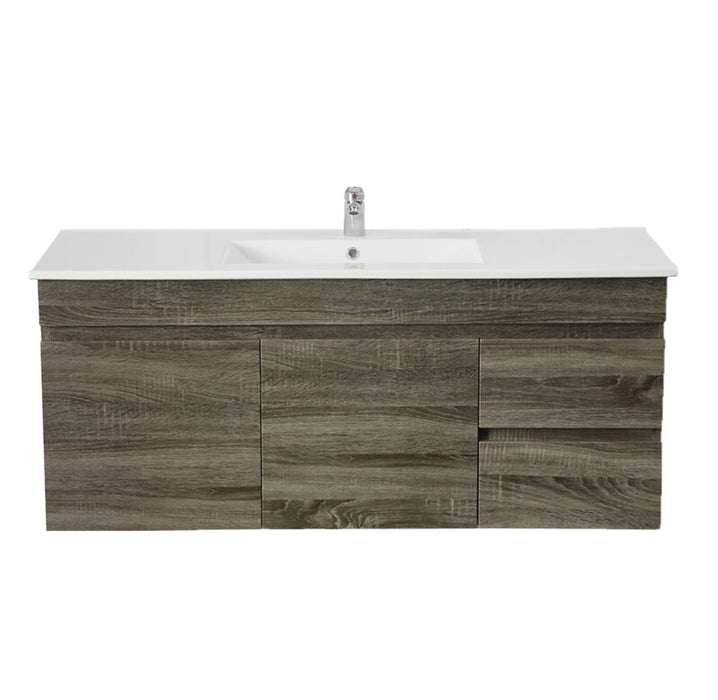 600-1500*500*450mm Posedion Berge Dark Grey MDF Wall Hung Vanity