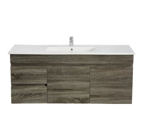 600-1500*500*450mm Posedion Berge Dark Grey MDF Wall Hung Vanity