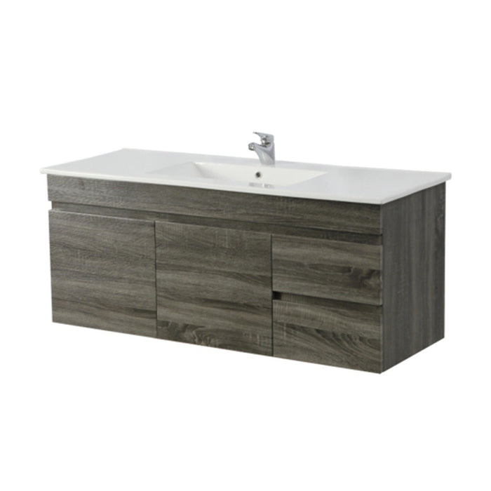 600-1500*500*450mm Posedion Berge Dark Grey MDF Wall Hung Vanity
