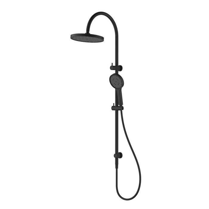 250mm ACL Linie Brass Brushed Nickel/Gun Metal/Matt Black/Brushed Gold Round Multi-Function Fluted Shower Set