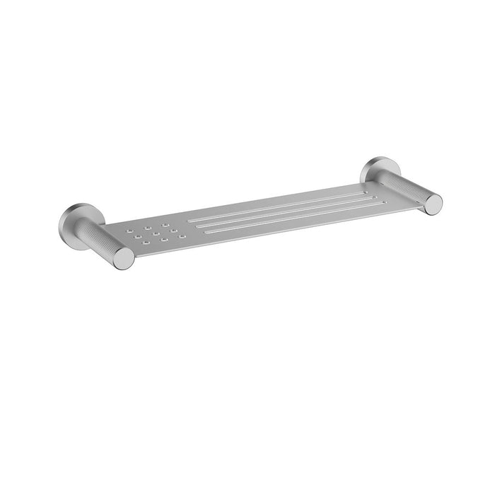 410*115mm ACL Linie Brushed Nickel/Gun Metal/Matt Black/Brushed Gold Brass Fluted Shelf