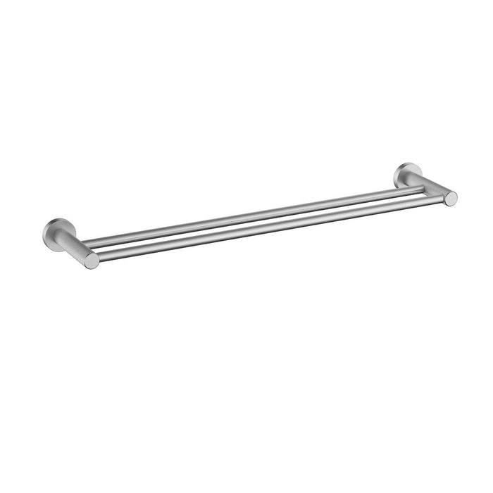 600mm ACL Linie Brushed Nickel/Gun Metal/Matt Black/Brushed Gold Brass Double Towel Rail