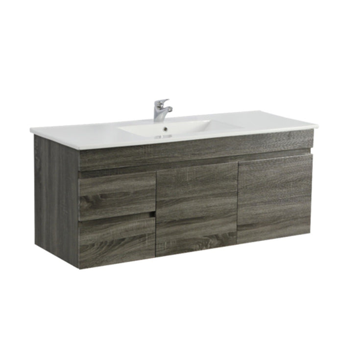 600-1500*500*450mm Posedion Berge Dark Grey MDF Wall Hung Vanity