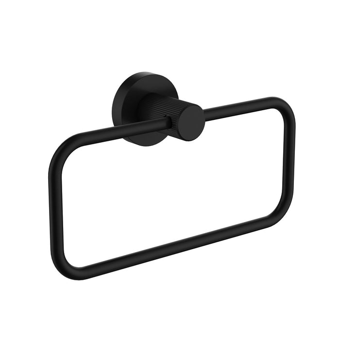 ACL Linie Brushed Nickel/Gun Metal/Matt Black/Brushed Gold Brass Fluted Towel Ring