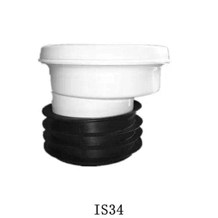 650*360*880mm Inspire Massa Ceramic Gloss White Rimless with S-Trap Back To Wall Toilet