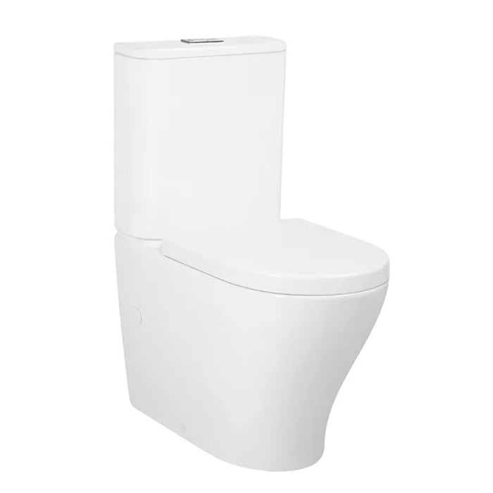 665*430*840mm Inspire Zenitti Ceramic Gloss White Tornado Back To Wall Toilet