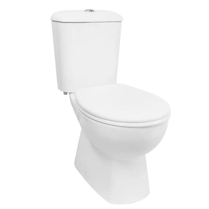 650*360*880mm Inspire Massa Ceramic Gloss White Rimless with S-Trap Back To Wall Toilet