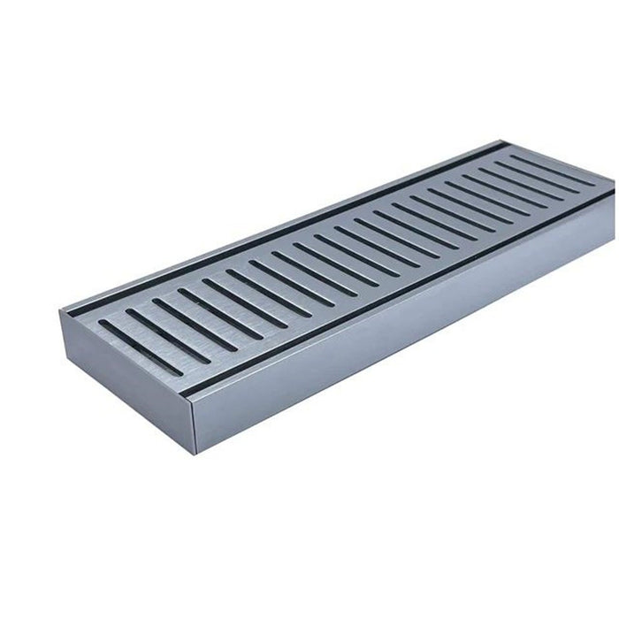 300-5600*26*100mm Aquaperla Silver Ezy UV Stable Anodised Aluminium Flow Floor Grate