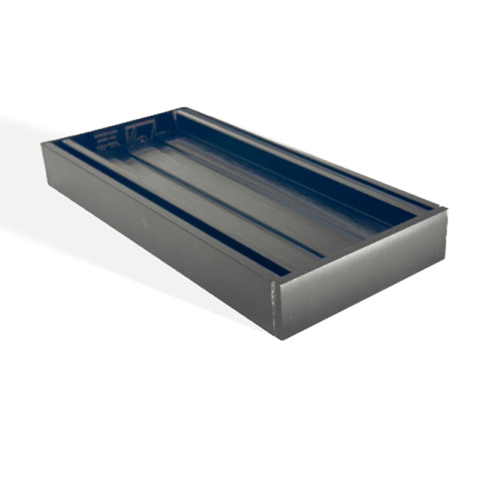 300-5600*26*100mm Aquaperla Brushed Black Ezy UV Stable Anodised Aluminium Flow Tile Insert Grate