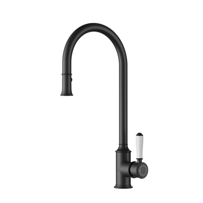 ACL Clasico Chrome/Brushed Nickel/Matt Black/Brushed Gold Brass Ceramic Handle Pull-Out Sink Mixer
