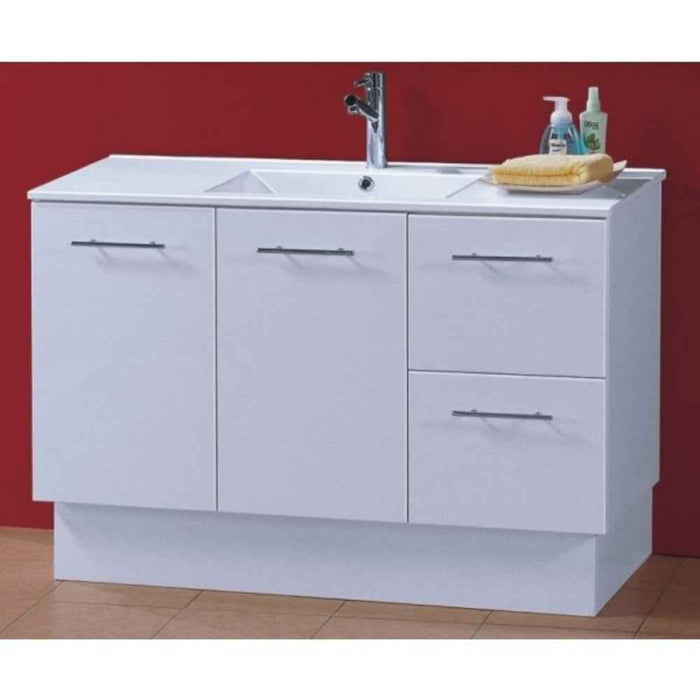 600-1500*460*850mm Roma Slim China Top with T Bar Handle Standard Freestanding Vanity With Kickboard