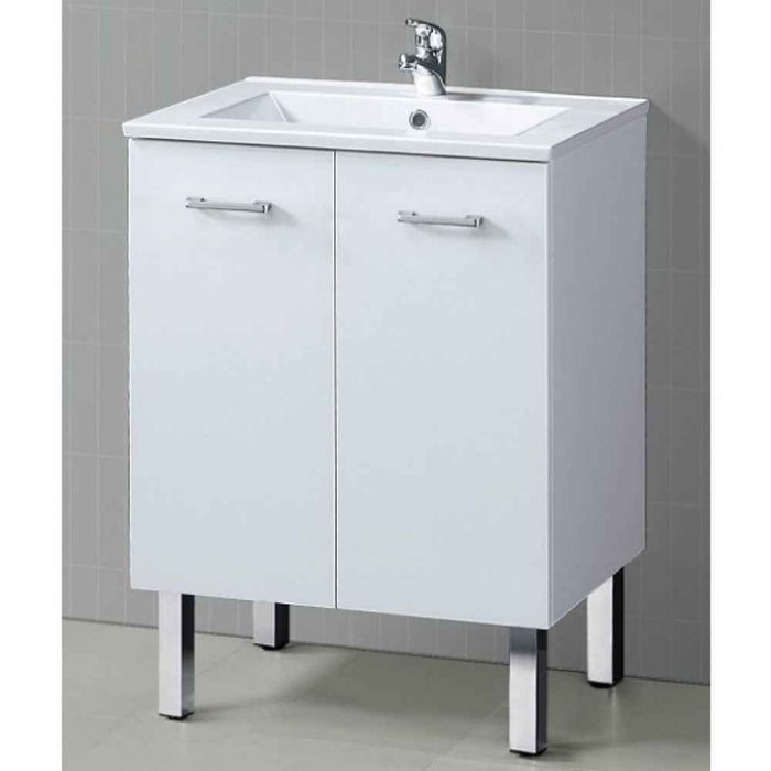 600-1500*460*850mm Roma Slim China Top with T Bar Handle Standard Freestanding Vanity With Legs