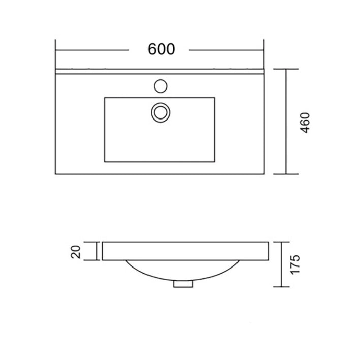 600-1500*460*850mm Roma Slim China Top with T Bar Handle Standard Freestanding Vanity With Kickboard