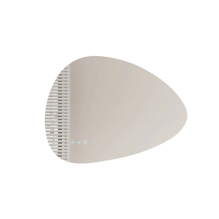 550*800*30mm Mercio Luna Frameless Copper - Free Silver Irregular LED Mirror