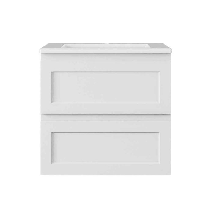600-1500*460*500mm Lukka Hamilton Federation Matt White PVC Wall Hung Vanity