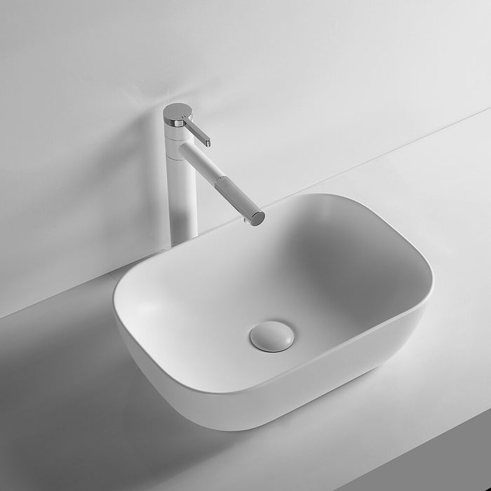 460*330*140mm Infinity Ceramic Rectangle Above Counter Art Basin