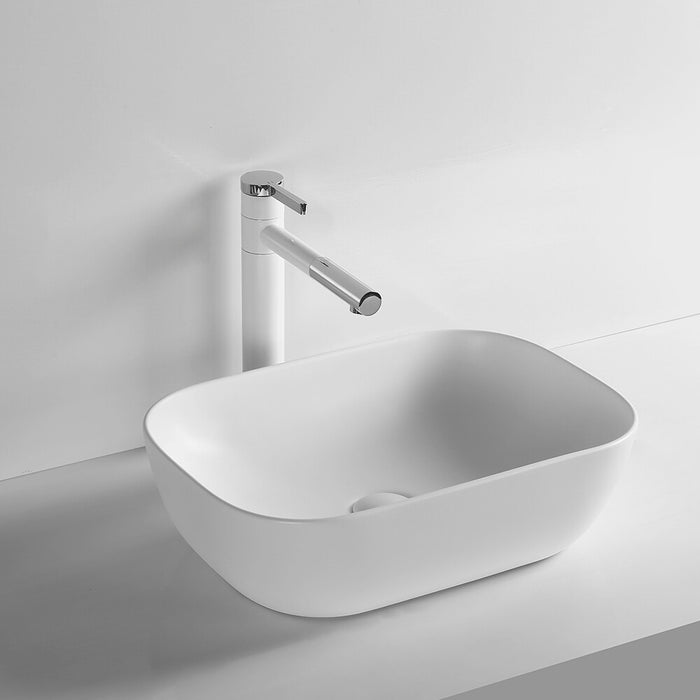 460*330*140mm Infinity Ceramic Rectangle Above Counter Art Basin