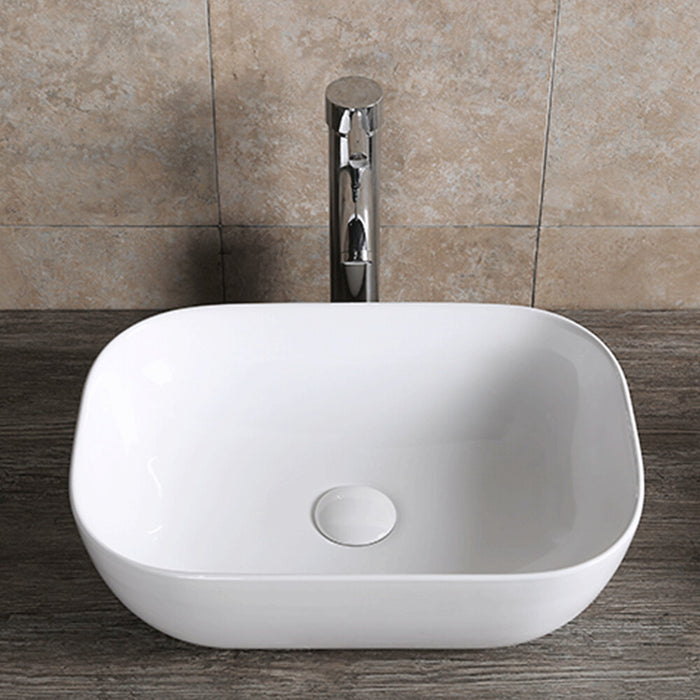 460*330*140mm Infinity Ceramic Rectangle Above Counter Art Basin