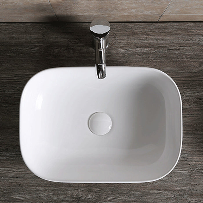 460*330*140mm Infinity Ceramic Rectangle Above Counter Art Basin