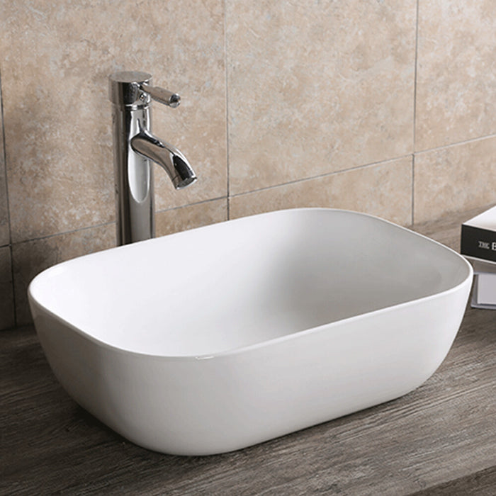 460*330*140mm Infinity Ceramic Rectangle Above Counter Art Basin