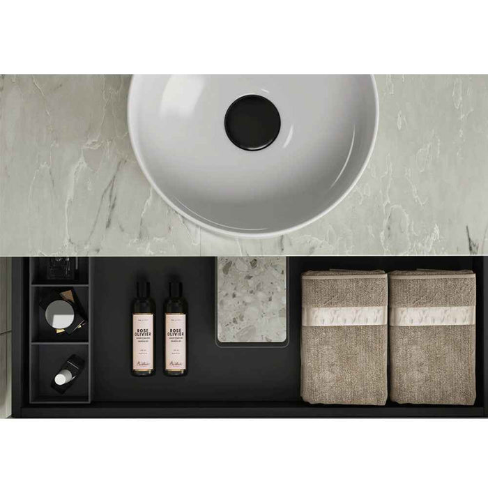 750-1800*450*540mm Aulic Briony Plywood Wall Hung Curving Vanity