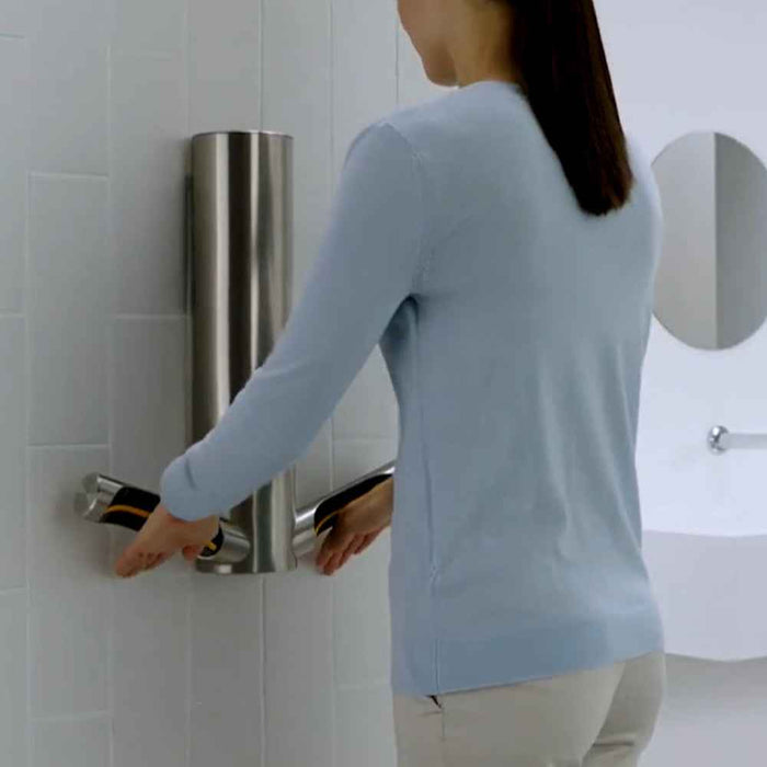 Dyson Airblade 9kJ Stainless Steel Touch-Free HEPA Smart Dual Mode Hand Dryer