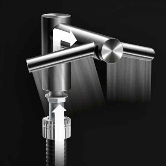 160*300*285mm Dyson Airblade Wash + Dry Short Stainless Steel Touch-free Hand Dryer