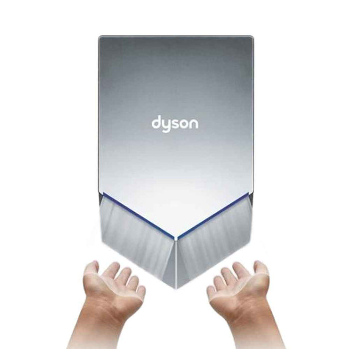 Dyson Airblade V Sprayed Nickel ABS/PBT Plastic 12s Fast-Dry Low-Noise HEPA Hand Dryer