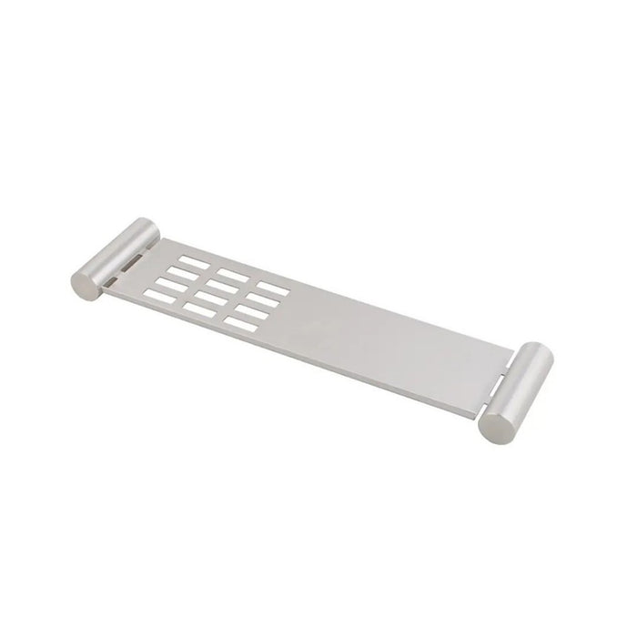 400mm Aquaperla Norico Pentro Stainless Steel Round Bars Shower Shelf