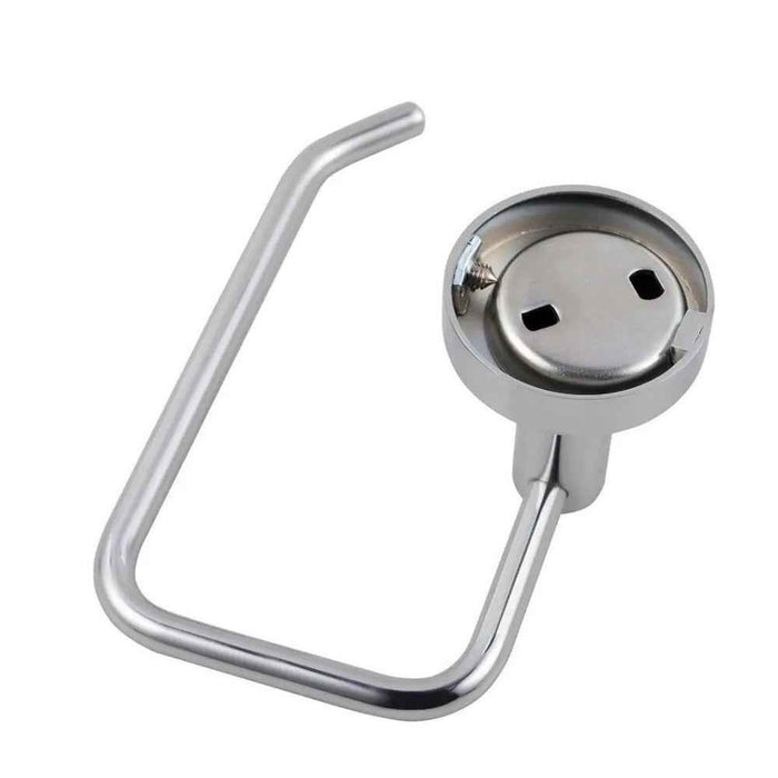 138mm Aquaperla Norico Pentro Stainless Steel Round Toilet Roll Holder