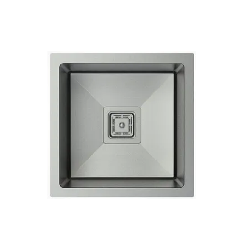 540*440*300mm CJ 304 Grade S/Steel Single Bowl Round Edges Nano Glaze Scratch Resistant Sink - HD reno