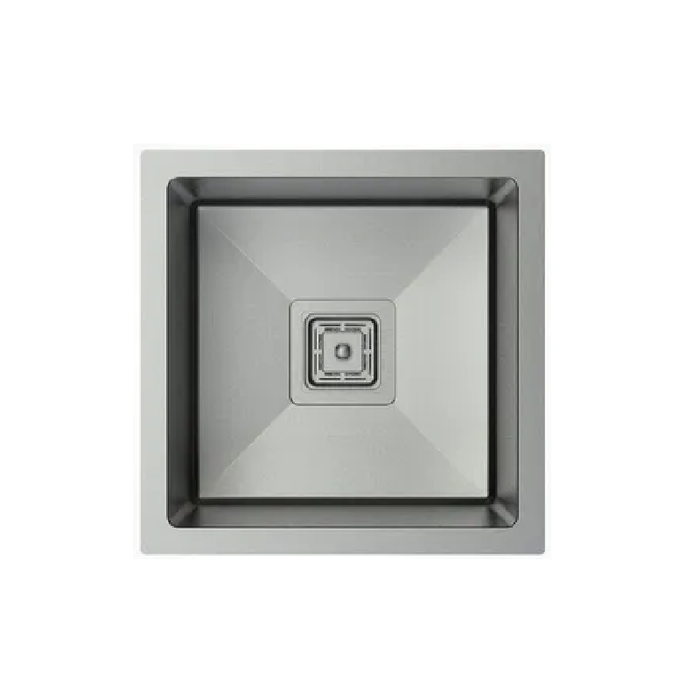 540*440*300mm CJ 304 Grade S/Steel Single Bowl Round Edges Nano Glaze Scratch Resistant Sink - HD reno