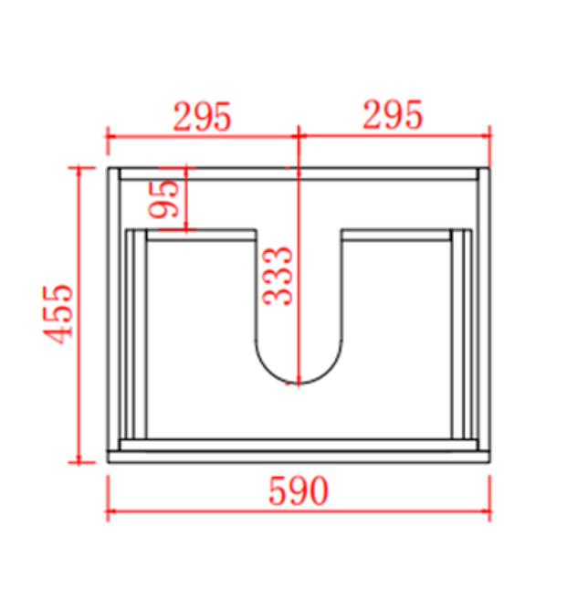 600-1500*460*560mm Stella Walnut Bathroom Vanity Wall Hung Cabinet Only and Ceramic/Stone Top Available