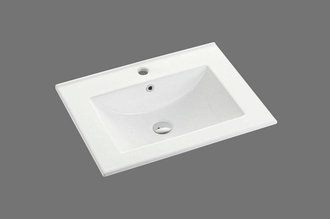 600-1500*465*175mm ABS Handy Slim Square Gloss White Ceramic Top With Overflow - HD reno