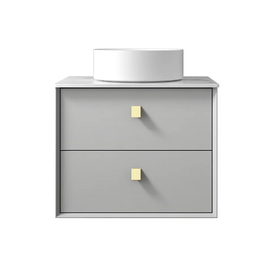 600*460*550mm Boston Light Grey High Moisture Resistant Plywood/Polyurethane Wall Hung Vanity - HD reno